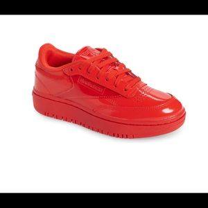 Cardi B reebook red  sneakers